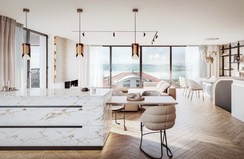 4.5-Zimmer Luxus - Maisonettewohnung mit grosszügiger Terrasse in Eich LU (5)