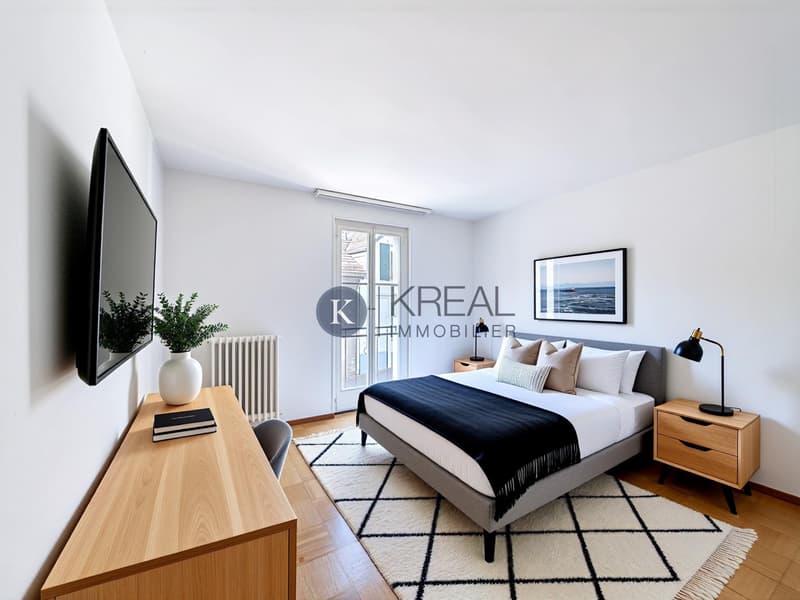 Au coeur de Bussigny - Appartement de 2,5 pièces avec balcon (5)