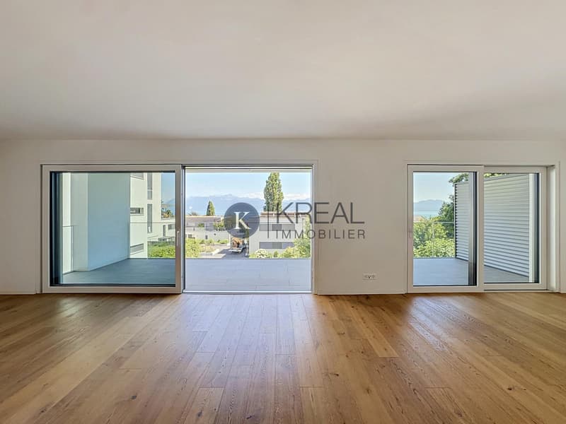 Cadre de vie privilégié : 4,5 pièces moderne avec balcon et vue exceptionnelle sur le lac (6)