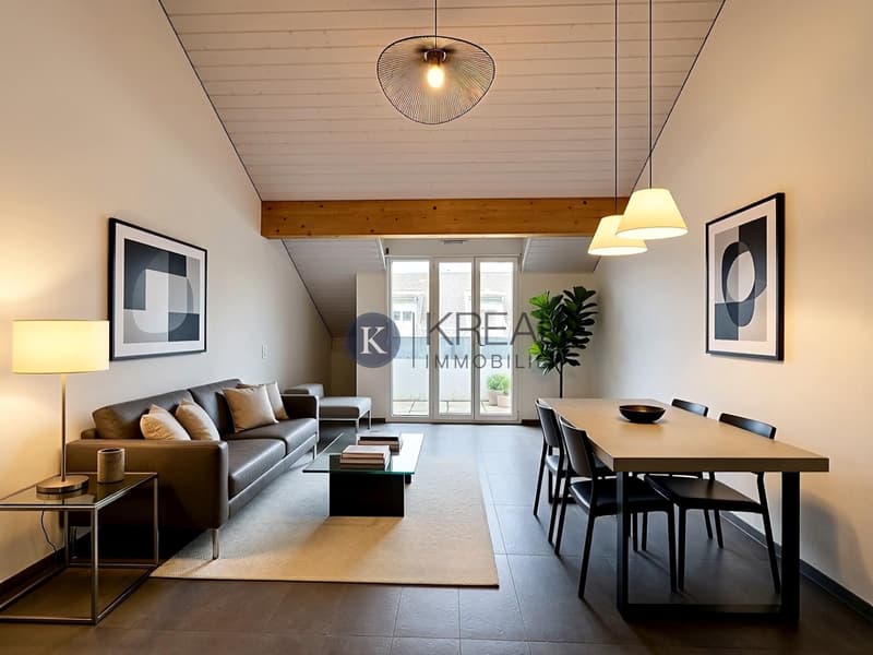 Bel appartement de 2.5 pièces au dernier étage d'une PPE récente (2)