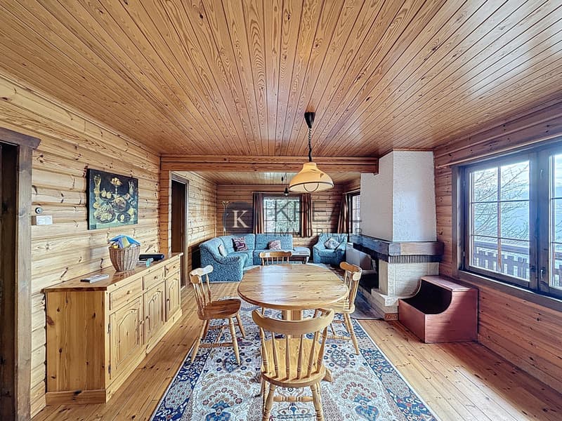 Chalet 5,5 pièces avec vue panoramique ? potentiel de rénovation (1)