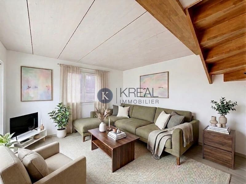 SUGNENS - Appartement en duplex de 5.5 pièces avec jardin de 70 m² (4)