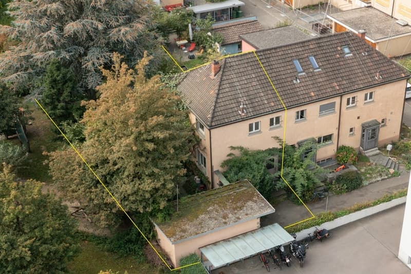 Eine grüne Oase in der Stadt Zürich mit bewilligtem Bauprojekt (12)