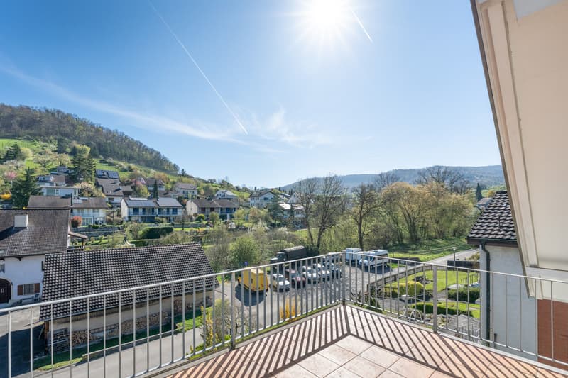 Balkon im Dachgeschoss