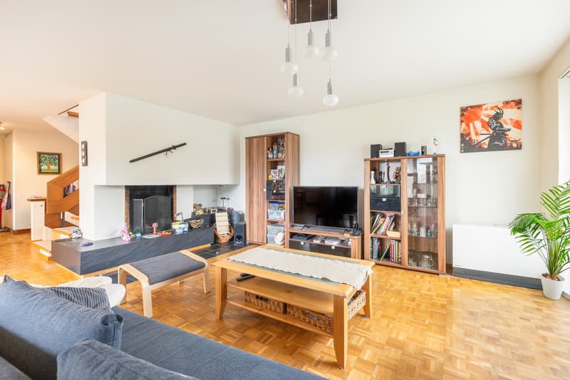 Wohnbereich mit Cheminée, Haus 19