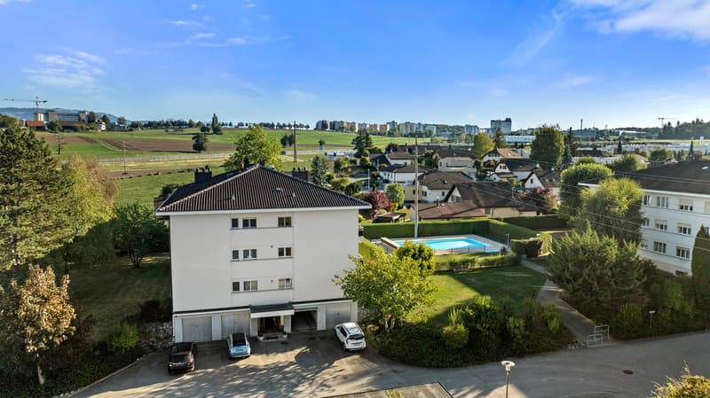 Vue drone de l'immeuble