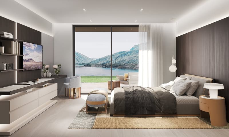Appartamento 2.5 Locali con Terrazzo e Vista Lago – Residenza Foresta, Lugano (4)