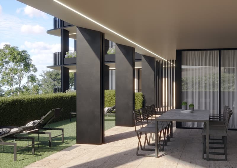 Appartamento 3.5 Locali con Giardino Privato – Residenza Oasis | Pregassona (8)