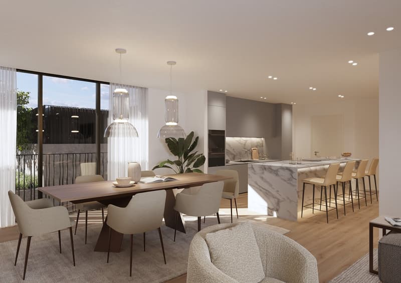Appartamento 3.5 Locali con Giardino Privato – Residenza Oasis | Pregassona (3)