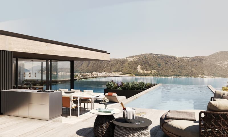Attico Duplex 5.5 Locali con Infinity Pool – Residenza Foresta, Lugano (5)