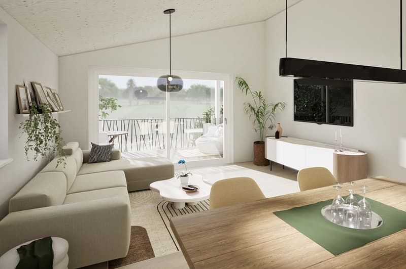 Neue 3.5 Zimmer-Dachwohnung - Innenausbau nach Wunsch (1)