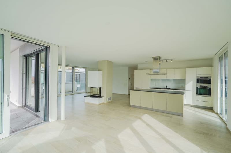 Wohngenuss der Extraklasse! Exklusive 4.5 Zimmer-Attikawohnung mit direktem Lift in Wohnung (2)