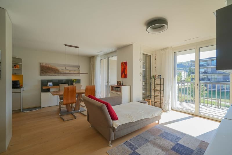 Zeitgemässer Wohngenuss - tolle Lage: 2.5 Zimmer-MINERGIE-Wohnung, 1. OG mit Lift (11)