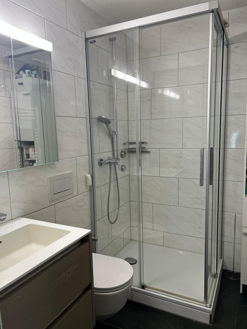 Badezimmer mit Dusche