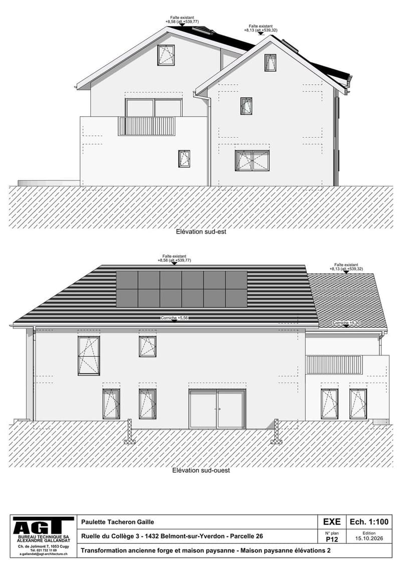 Belmont-sur-Yverdon A vendre maison de village de 4.5 pièces au rez (9)