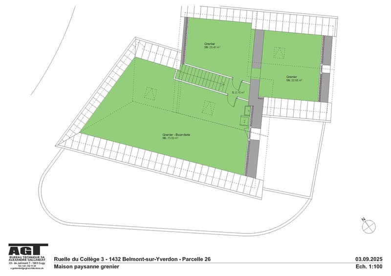 Belmont-sur-Yverdon A vendre maison de village de 4.5 pièces à l'étage (6)
