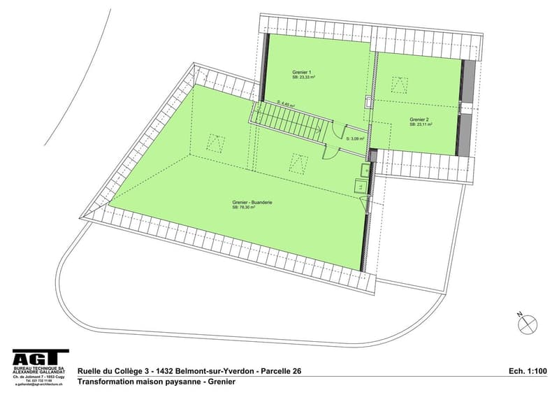 Belmont-sur-Yverdon A vendre maison de village de 4.5 pièces à l'étage (5)