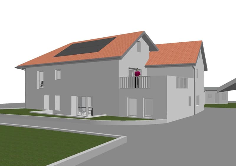 Belmont-sur-Yverdon A vendre maison de village de 4.5 pièces à l'étage (2)