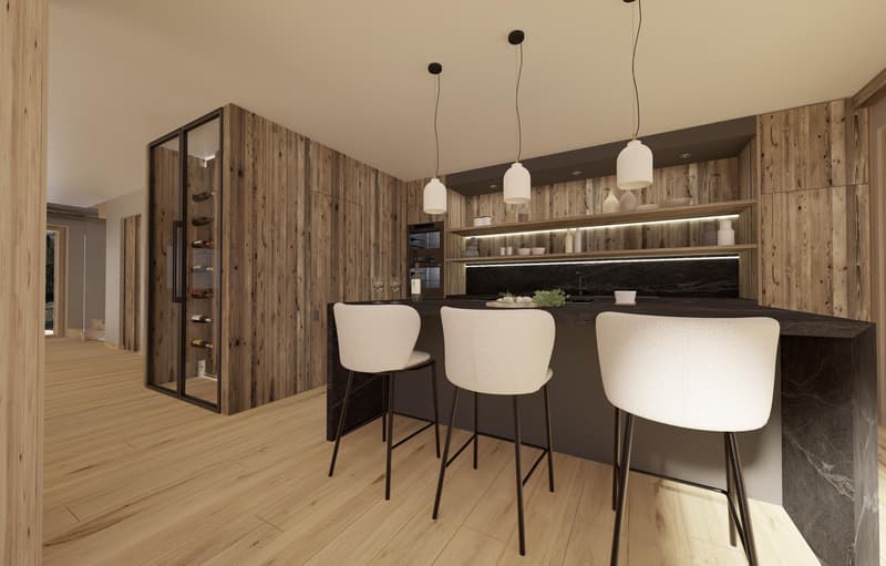 Luxueux Chalet 5,5 pièces à Crans-Montana sur plan (avec authorisation de construire) (4)