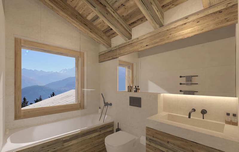 Luxueux Chalet 5,5 pièces à Crans-Montana sur plan (avec authorisation de construire) (5)
