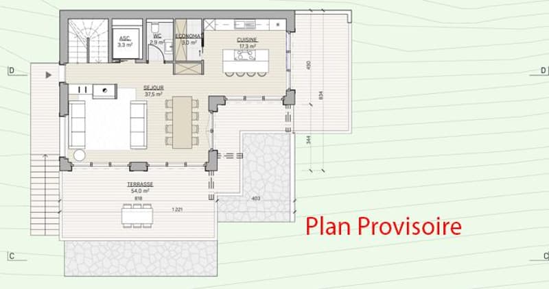 Luxueux Chalet 5,5 pièces à Crans-Montana sur plan (avec authorisation de construire) (10)