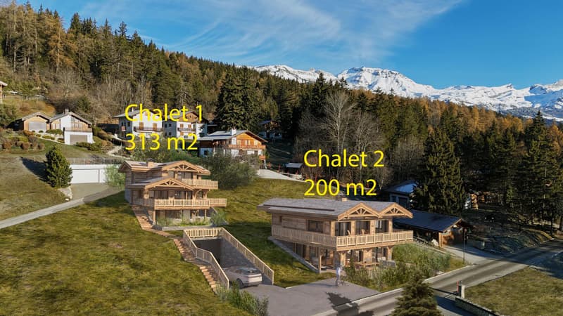 Luxueux Chalet 5,5 pièces à Crans-Montana sur plan (avec authorisation de construire) (2)