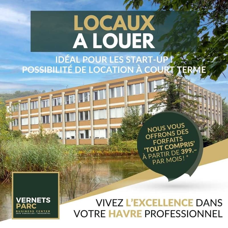 Locaux, Bureaux à louer au Vernets Parc (1)