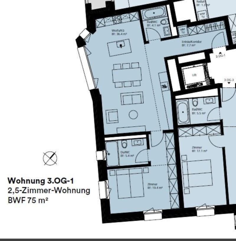 Wunderschöne moderne 3.5 Zimmerwohnung im Apartmenthaus Arve (14)