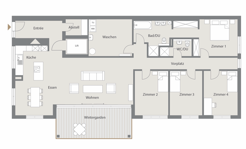 5.5-Zimmerwohnung mit unverbaubarer See- und Bergsicht (16)
