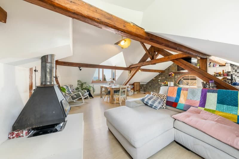 Charmant appartement duplex de 4,5 pièces au centre de Blonay (1)
