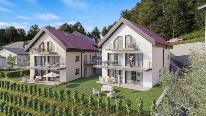 Plus que 4 appartements ! Nouveau logements au coeur d'Ollon (3)