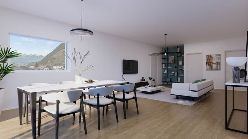 Plus que 4 appartements ! Nouveau logements au coeur d'Ollon (5)