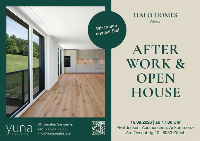 After Work & Open House 16. September 2026 - Wohnen mit eigener Dachterrasse – ein Traum über Zürich (1)