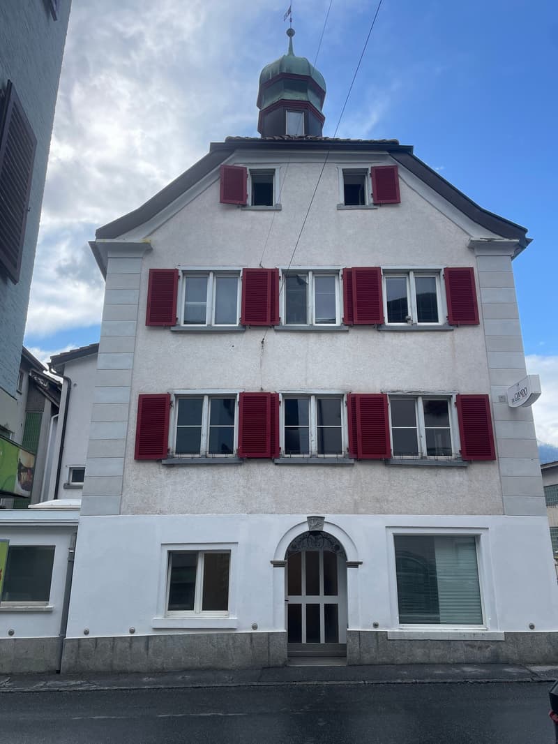 Espace commercial directement sur la route cantonale au milieu de Zizers dans la propriété "Liegenschaft Steinbock" (5)