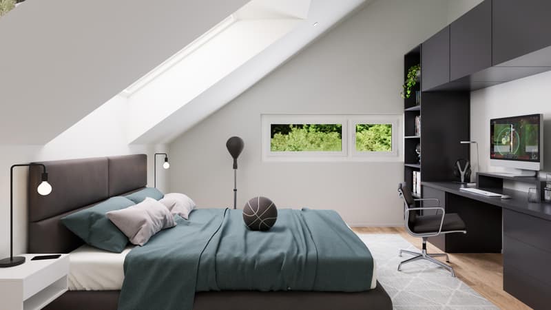 Wohnen im Neubau-Bauernhaus in einer Maisonettewohnung in Grenchen (6)