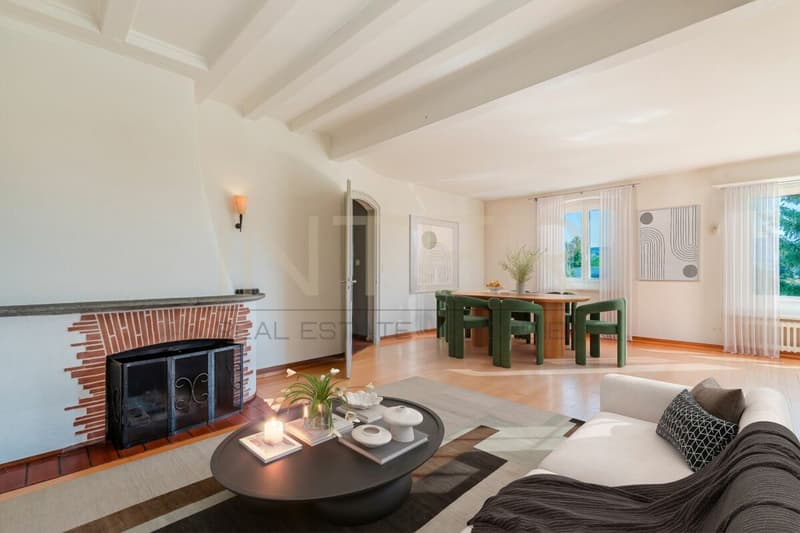 Stilvolles freistehendes 6.5-Zi-EFH mit 981 m² Grundstück, Seesicht und Entwicklungspotenzial in Oberrieden (11)