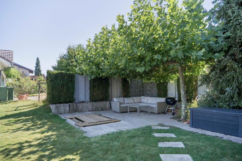 Sitzplatz mit Pergola
