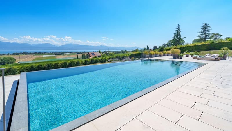 A vendre - Villa d'exception avec vue panoramique sur le lac et les Alpes (3)