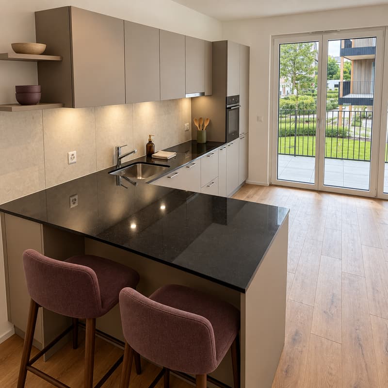 A louer à Duillier - Appartement neuf de 2.5 pièces avec grand balcon couvert (2)