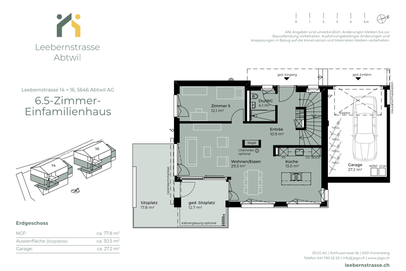 Freistehendes 6½-Zimmer-Einfamilienhaus (Neubau) nur 20 Min. von Zug entfernt (10)