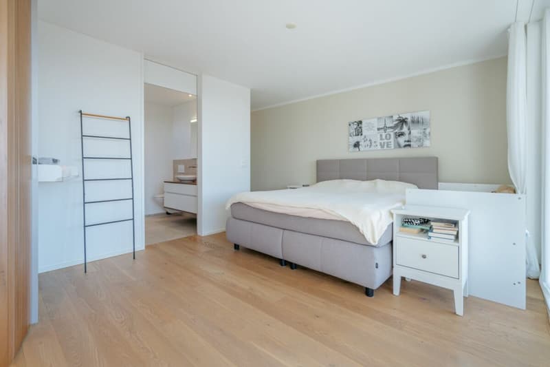 Modernes Wohnen mit Weitblick - 4½-Zimmer-Doppeleinfamilienhaus mit grossem Garten und viel Privatsphäre (15)