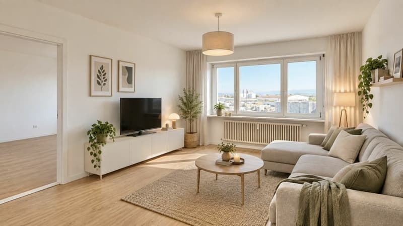 ATTRAKTIVE 2.5-ZIMMER-WOHNUNG IN MÜNTSCHEMIER (1)