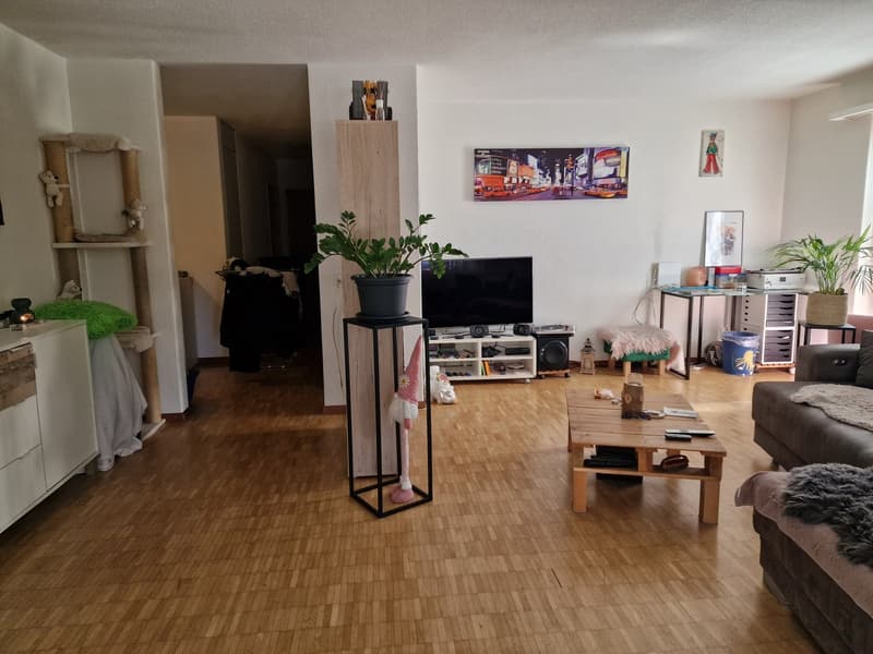 Charmante 4.5-Zimmer-Erdgeschosswohnung mit Balkon in Orpund (3)