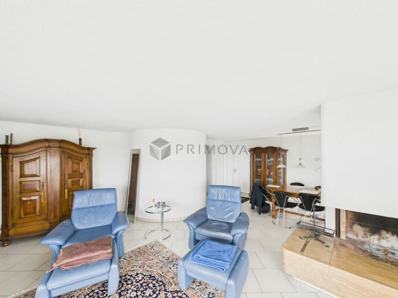 Stylish living with lake view and private garden (6)