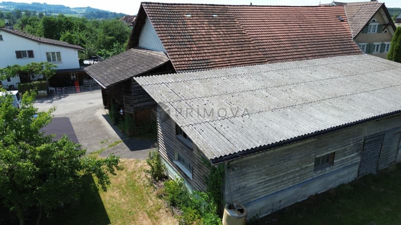 Bauernhaus mit Nebengebäuden auf 2'000m² Grundstück mit Entwicklungspotenzial (2)