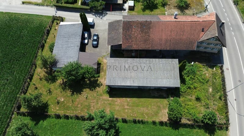 Bauernhaus mit Nebengebäuden auf 2'000m² Grundstück mit Entwicklungspotenzial (3)