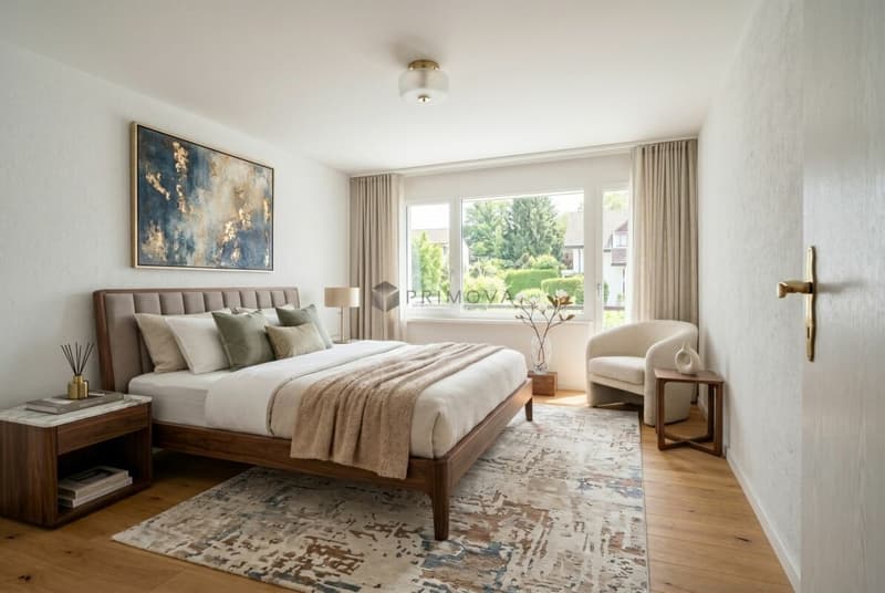 Helles Wohnglück im Lerchenfeld - stilvolle 3.5 Zimmer mit Balkon (5)