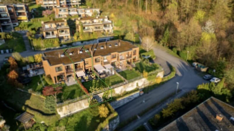 Logenplatz über dem Vierwaldstättersee, elegantes Reihenhaus-Juwel in Luzern (11)