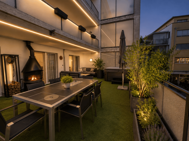 Exklusives Wohnerlebnis: Urbane Maisonette mit privater Wellness-Oase und Aussicht. (4)