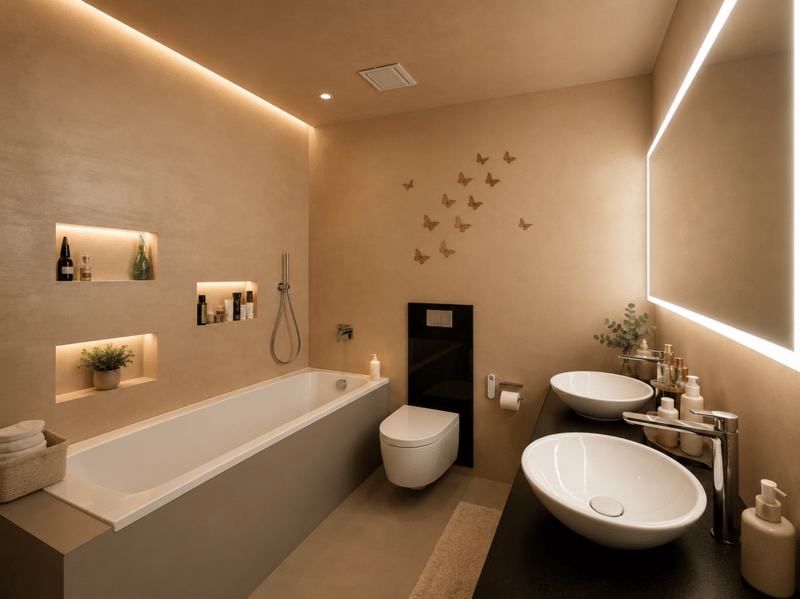 Exklusives Wohnerlebnis: Urbane Maisonette mit privater Wellness-Oase und Aussicht. (9)